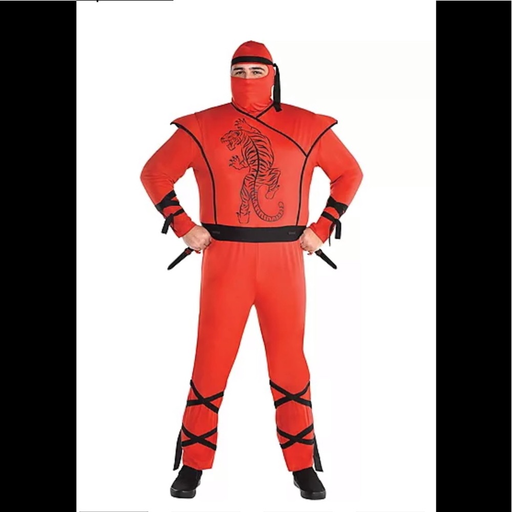 Ninja Men Halloween Costume Theme Party 42